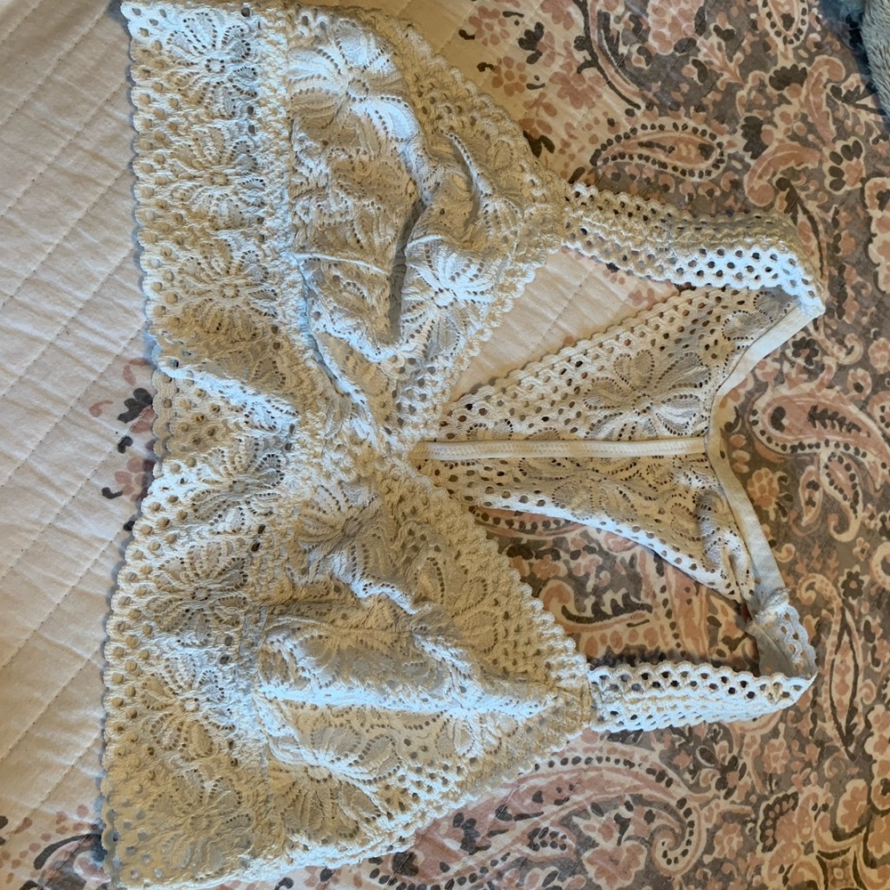 Aerie white lace bralette!